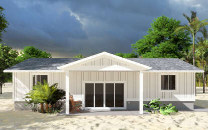 Modern Farmhouse House Plan #2802-00284 Elevation Photo