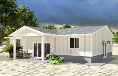Modern Farmhouse House Plan #2802-00284 Elevation Photo