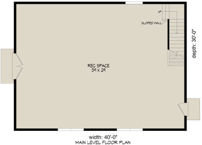 First Floor for House Plan #940-01015