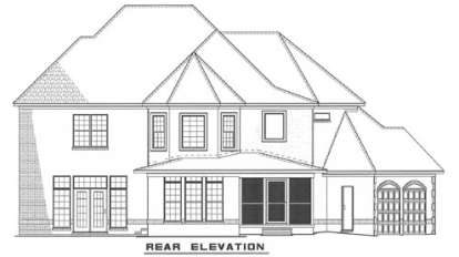 Traditional House Plan #110-00110 Elevation Photo