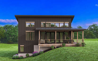 Modern House Plan #1462-00113 Elevation Photo