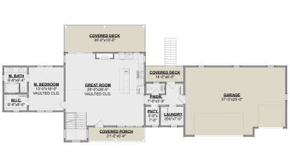 Main Floor  for House Plan #1462-00114