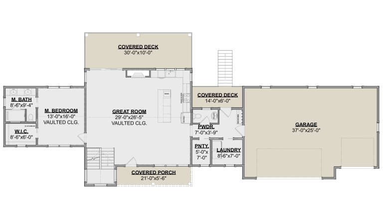 House Plan House Plan #30823 Drawing 1