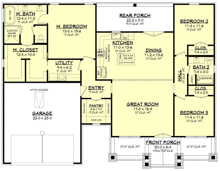 House Plan House Plan #30824 Drawing 1