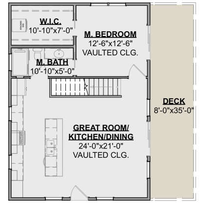 Main Floor  for House Plan #1462-00115
