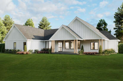 Modern Farmhouse House Plan #8244-00001 Elevation Photo