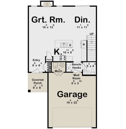 Main Floor  for House Plan #963-00934