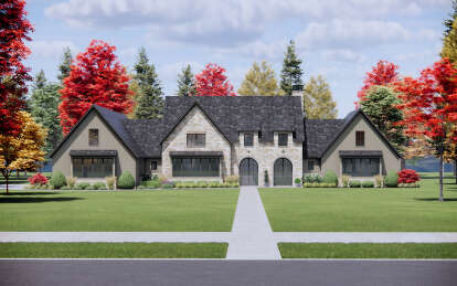 European House Plan #7983-00068 Elevation Photo