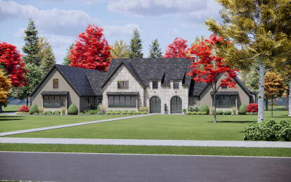 European House Plan #7983-00068 Elevation Photo