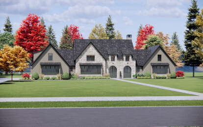 European House Plan #7983-00068 Elevation Photo