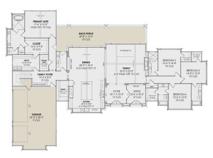 Main Floor  for House Plan #7983-00068