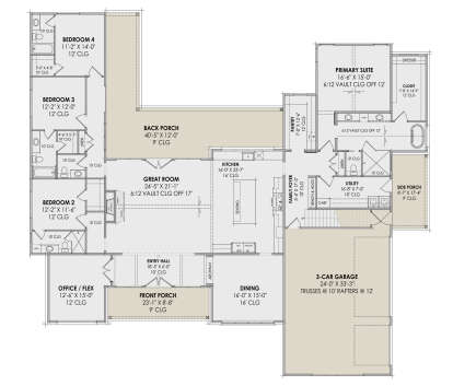 Main Floor  for House Plan #7983-00069