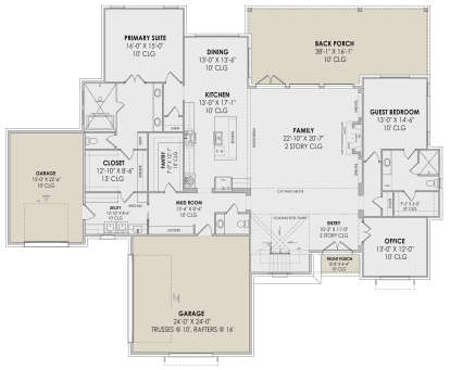 Main Floor  for House Plan #7983-00070