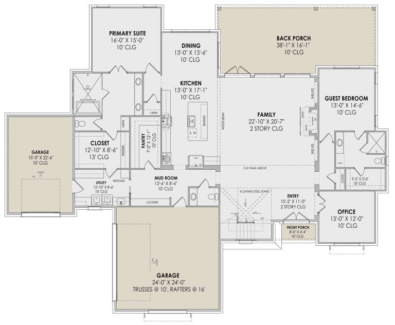 House Plan House Plan #30837 Drawing 1