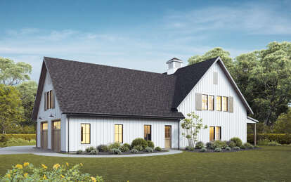 Barn House Plan #8937-00046 Elevation Photo