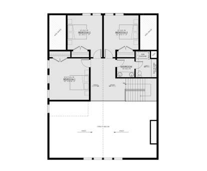 Second Floor for House Plan #8937-00046