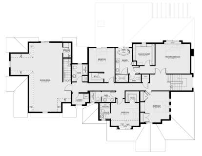 Second Floor for House Plan #8937-00047