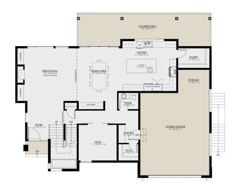 House Plan House Plan #30840 Drawing 1