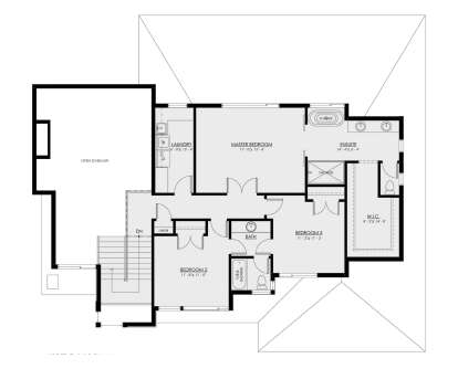 Second Floor for House Plan #8937-00048
