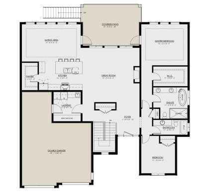 Floorplan1 for House Plan #8937-00050