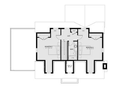 Second Floor for House Plan #8937-00052