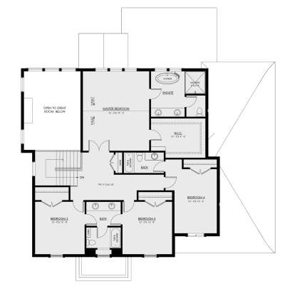 Second Floor for House Plan #8937-00053