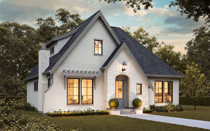 European House Plan #8937-00054 Elevation Photo