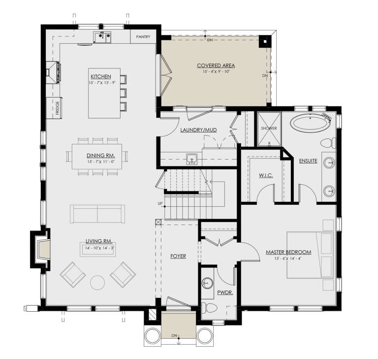 House Plan House Plan #30846 Drawing 1