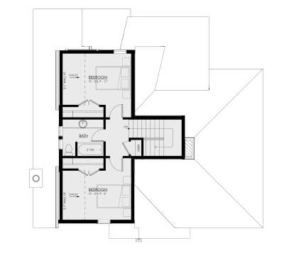 Second Floor for House Plan #8937-00054