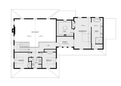 Second Floor for House Plan #8937-00055