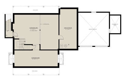 Basement for House Plan #8937-00055