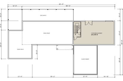Basement for House Plan #3290-00005