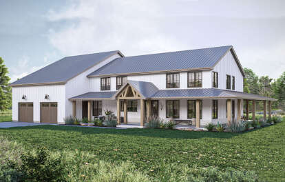 Barn House Plan #963-00937 Elevation Photo