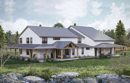 Barn House Plan #963-00937 Elevation Photo