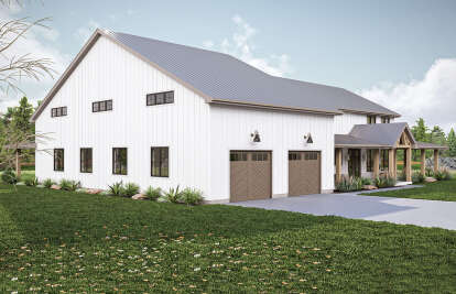 Barn House Plan #963-00937 Elevation Photo