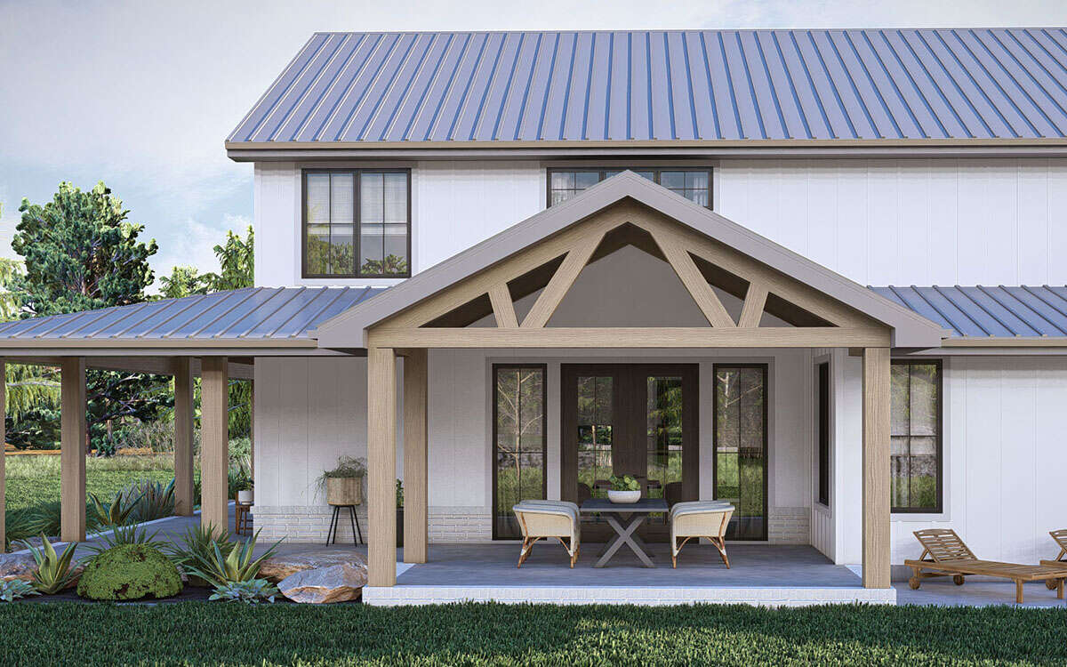お引っ越し(’93年) Barn Plan - 3,292 Square Feet, 4 Bedrooms, 2.5 Bathrooms