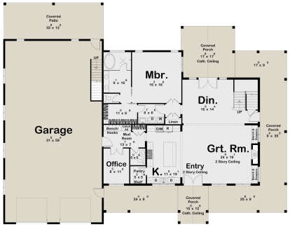 Main Floor  for House Plan #963-00937