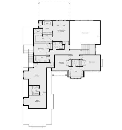 Second Floor for House Plan #8937-00056