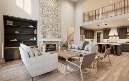 Barn House Plan #009-00396 Additional Photo