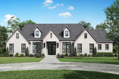 European House Plan #041-00356 Elevation Photo