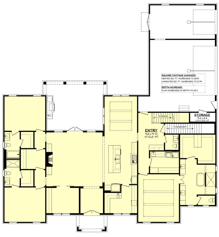 European Plan - 2,859 Square Feet, 3 Bedrooms, 3.5 Bathrooms | Floor ...