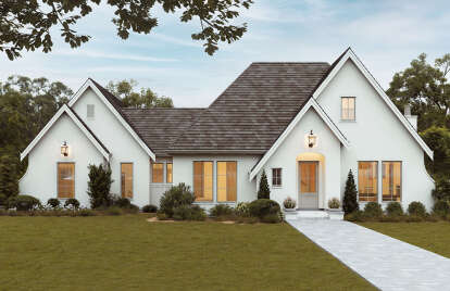 European House Plan #8937-00059 Elevation Photo