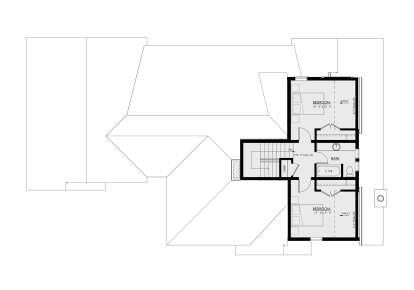 Second Floor for House Plan #8937-00059