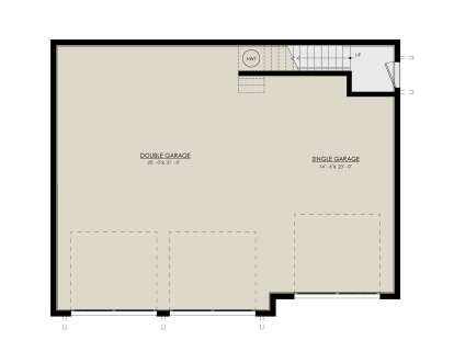 Garage Floor for House Plan #8937-00062