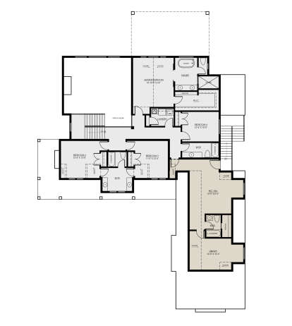 Second Floor for House Plan #8937-00065