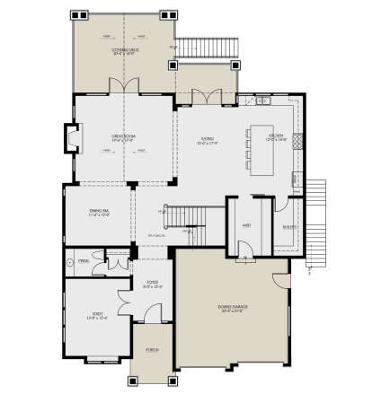 Main Floor  for House Plan #8937-00066
