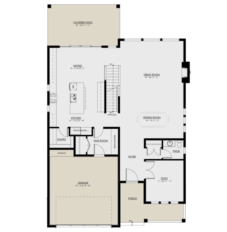 House Plan House Plan #30865 Drawing 1