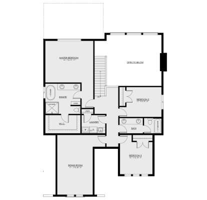 Second Floor for House Plan #8937-00067