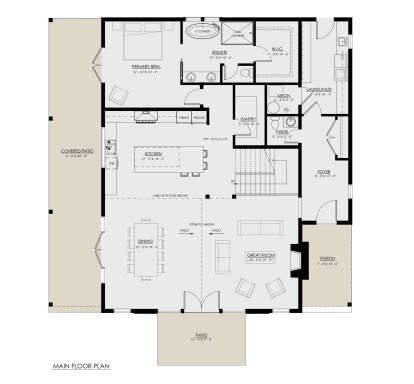 Main Floor  for House Plan #8937-00069