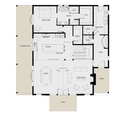 Main Floor  for House Plan #8937-00069